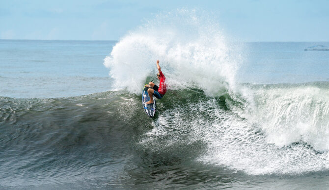 Dane Henry competing at the World Junior Championships. Photo: ISA