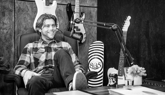 Life's pretty good for this guy. Photo: Cold Beer Surf Club