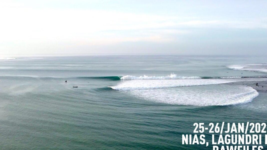 Nias Scored Perfect Waves in January with Empty Lineup