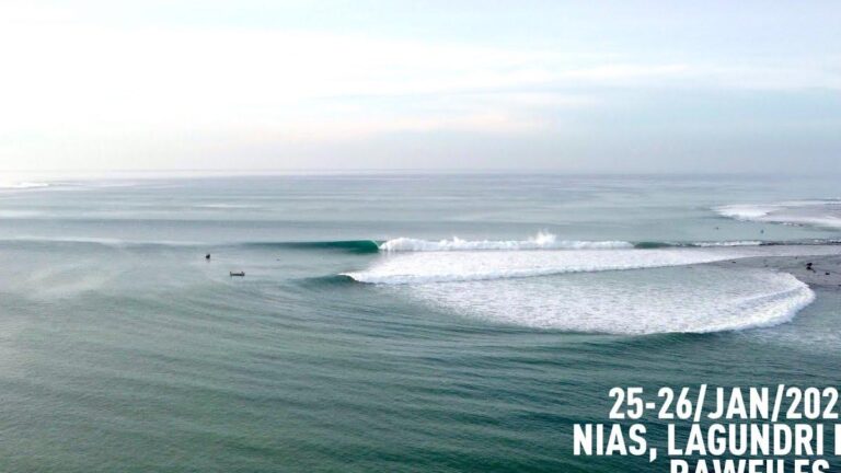 Nias Scored Perfect Waves in January with Empty Lineup