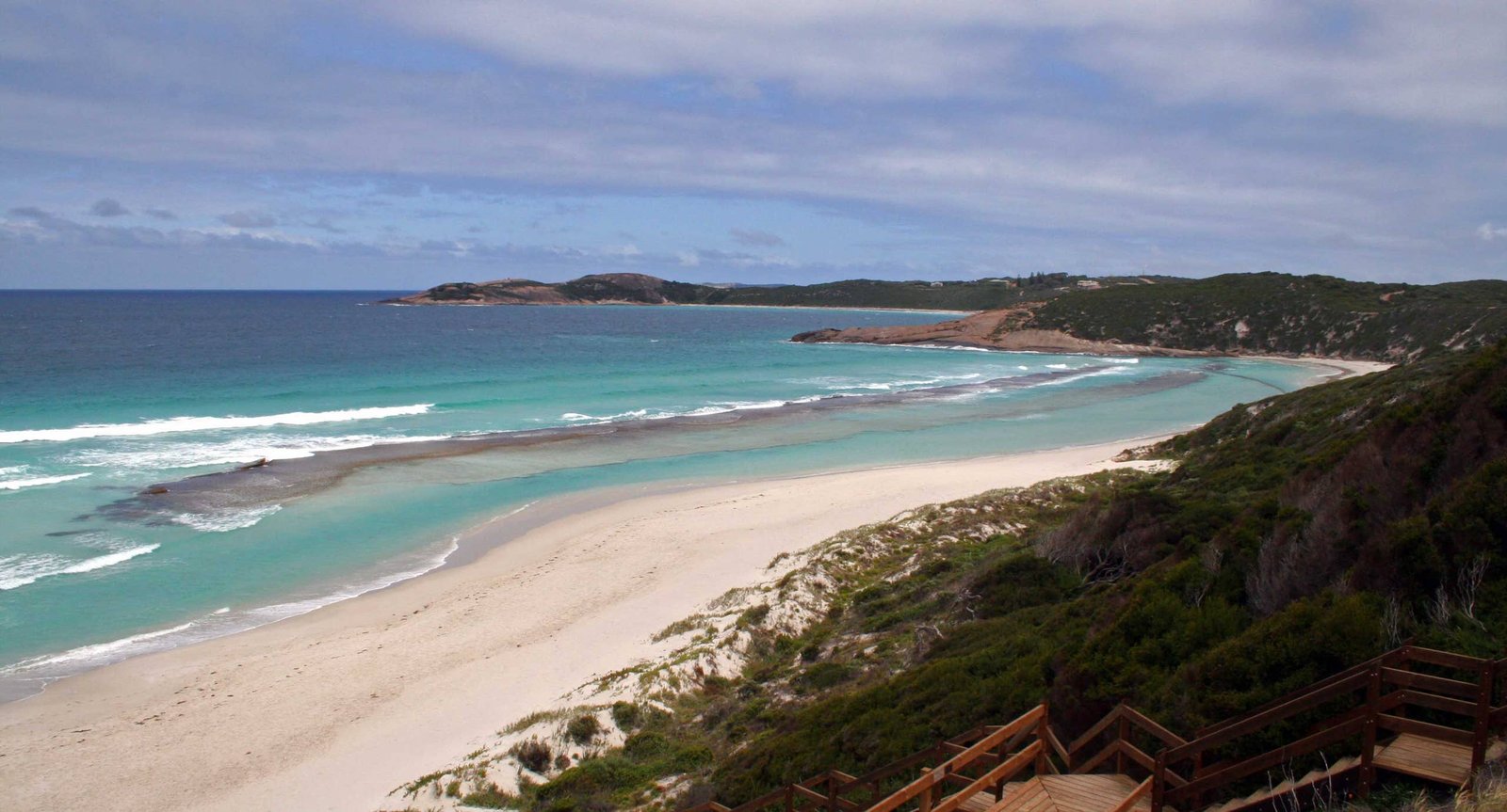 Empty stretch of Esperance beach in Western Australia
